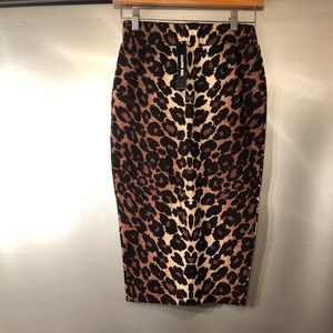 Leopard print Scratch skirt Gianni Bini